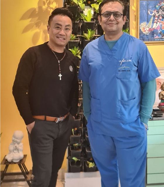With Dr. Ameet S. Dixit at Ark Dental Global, Greater Kailash 1