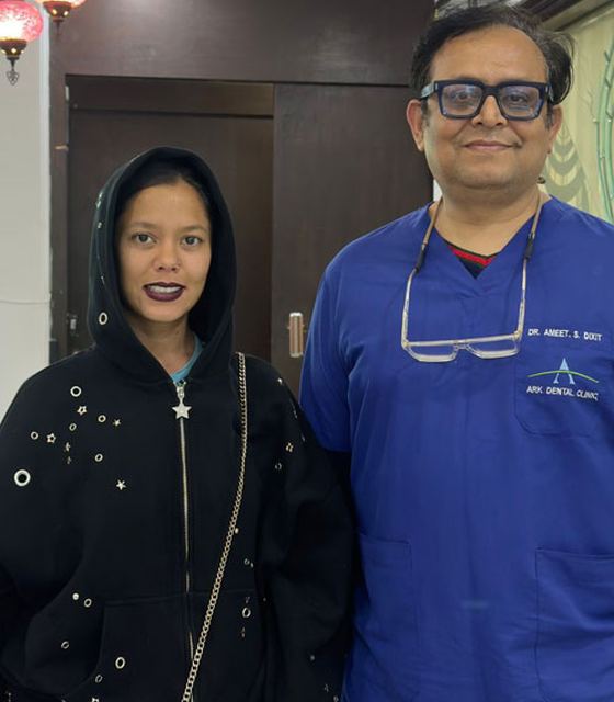 With Dr. Ameet S. Dixit at Ark Dental Global, Greater Kailash 1