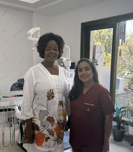 With Dr. Mittu Dixit at Ark Dental Global, Greater Kailash 1